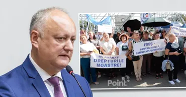 Dodon a susținut protestul profesorilor și a chemat opoziția să se unească: Acesta este doar începutul