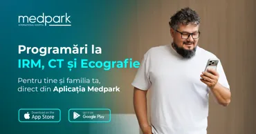 Nou în aplicația Medpark: programări la IRM, CT și ecografii Ⓟ