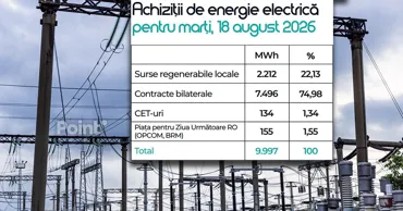 Молдова обеспечена электроэнергией на 18 августа: Energocom закупил 9 997 МВт·ч
