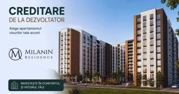 Milanin: Apartamentul de astăzi – plăți confortabile pe toată perioada construcției Ⓟ