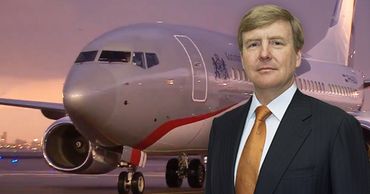 Король Нидерландов лично пилотировал самолет, которым прилетел в Израиль. Фото: Point.md.