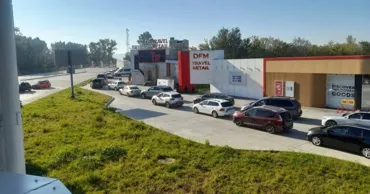 Trafic intens la punctul de trecere Sculeni pe sensul de ieșire din Republica Moldova