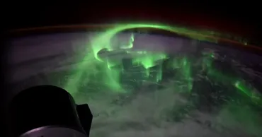 Spectacolul verde care i-a uimit pe astronauții de pe Stația Spațială Internațională