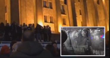 В Тбилиси спецназ начал разгонять протестующих