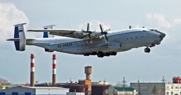 Появились кадры крушения российского Ан-22 9 декабря в Ивановской области