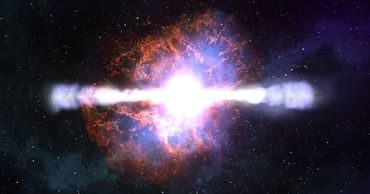 Ученые наблюдали уникальный взрыв сверхновой, вызванный слиянием звезд.