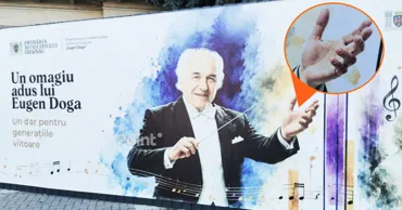 На плакате с Евгением Догой у музыканта оказалось шесть пальцев