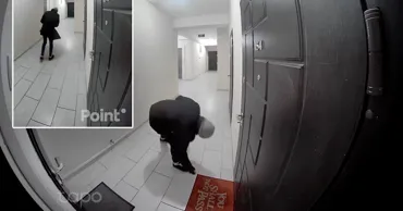 Un bărbat necunoscut fură covorașele de intrare de la mai multe apartamente din Capitală