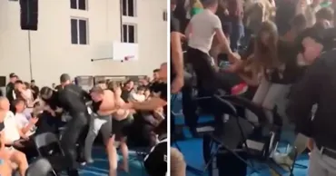 На турнире Wise Boxing в зрительском зале произошла крупная драка