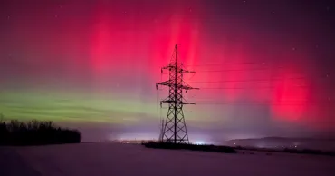 Aurora boreală, văzută în Republica Moldova