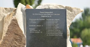 La Mereni a fost inaugurat un memorial dedicat victimelor deportărilor staliniste