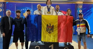 Alexandr Baldji, campion european U20 la haltere, cu un nou record european