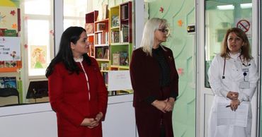 В одной из детских больниц Кишинева открылась библиотека.