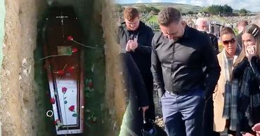 Видео с похорон в фейсбуке опубликовала Андреа Брэдли, дочь Шея.