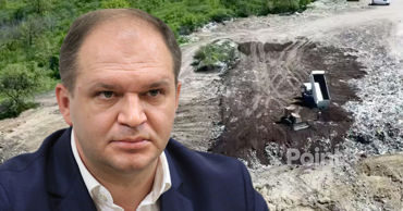 Чебан опубликовал видео, на котором незаконную свалку в Бачое засыпают землей
