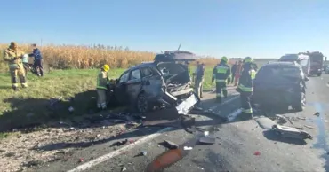 Accident la Peresecina: Cel puțin trei mașini au fost grav avariate