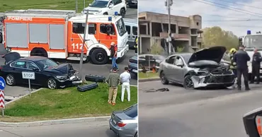В столичном секторе Ботаника произошло ДТП с участием BMW