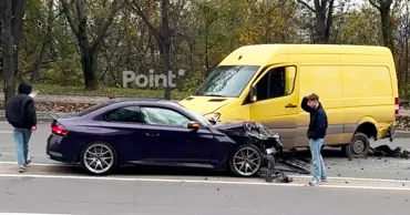 В Кишинёве произошло очередное ДТП с участием спортивного BMW