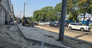 В столице продолжаются ремонтные работы на улице Митрополита Дософтея