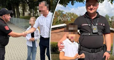 В Кишиневе карабинеры помогли потерявшемуся ребенку найти отца