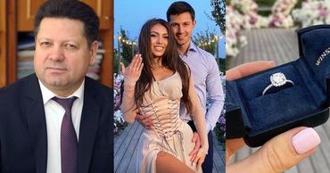 Сын Гацкана подарил невесте обручальное кольцо за 20 тысяч евро.