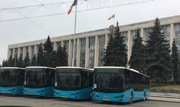 Новые автобусы Isuzu прибыли в Кишинев.
