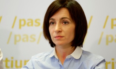 Лидер Партии «Действие и солидарность» Майя Санду.