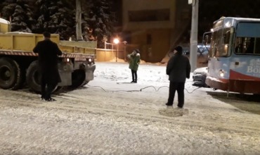 Сильвия Раду: Сегодня были проблемы с несколькими старыми троллейбусами.