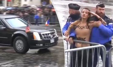 Девушки перепрыгнули через ограду и выбежали на дорогу, но попали в руки стражей порядка. 