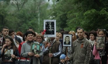 Акция «Бессмертный полк» прошла впервые в Чадыр-Лунге.