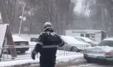 Из-за снегопада перекрыто движение на столичной улице Вадул-луй-Водэ.