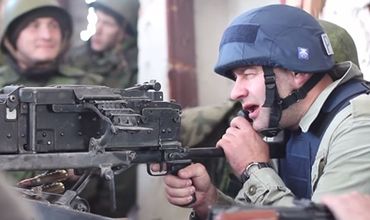Михаил Пореченков в Донецком аэропорту. Фото: «Коммерсантъ»
