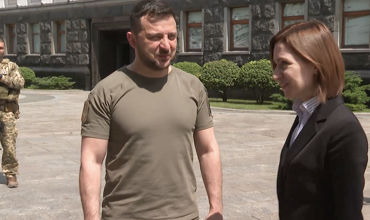 Зеленский на встрече с Санду: У нас с Молдовой не только общая граница, но и ценности и стремления.