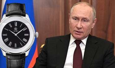 Новые часы Путина: вместо швейцарских он носит хронограф завода «Ракета». Коллаж: Point.md