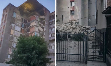 В Атаках обрушилась многоэтажка.