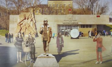 3D модель памятника «Брат Данила».