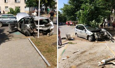 В Дубоссарах ЗИЛ без тормозов протаранил три легковых автомобиля.