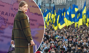 Количество населения Украины упало до 35,8 млн человек.