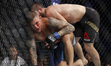 Чемпион UFC в легком весе Хабиб Нурмагомедов.