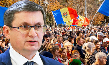Гросу о протесте: Надеются, что дестабилизация может спасти их от тюрьмы. Коллаж: Point.md
