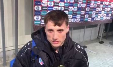 Нападающий сборной Молдовы Владимир Амброс.