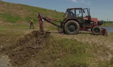 В Григориопольском районе сегодня спасали от гибели рыбу.