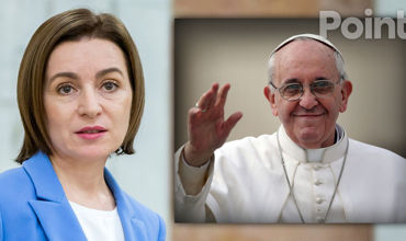 Maia Sandu a venit cu un mesaj de condoleanțe în legătură cu moartea Papei Francisc.