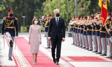 Майя Санду провела встречу с президентом Литвы Гитанасом Науседа.