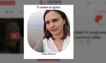 Администраторы caritate.md опубликовали фотографию репортера, призвав людей обратиться к ней за помощью. Фото: tv8.md.