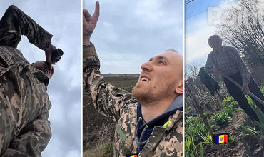 Украинец снял на видео свой побег в Молдову после призыва в армию: Украина, до свидания.