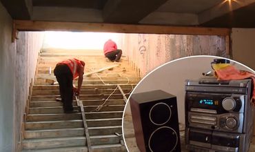 Работы начались две недели назад и завершатся в конце месяца.