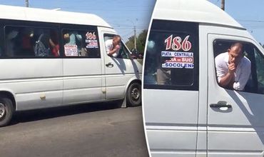 В 186 маршрутке можно почувствовать себя не хуже, чем в кабриолете.
