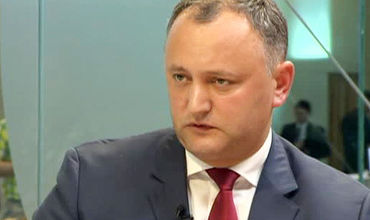 Председатель Партии социалистов Игорь Додон.
