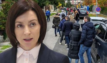 По предварительным данным ЦИК, за границей почти 70% граждан поддержали Санду. Фото: Point.md.